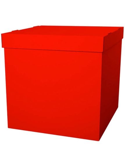 Коробка для воздушных шаров - Красный